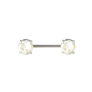 Piercing do bradavky s kamínky - láva