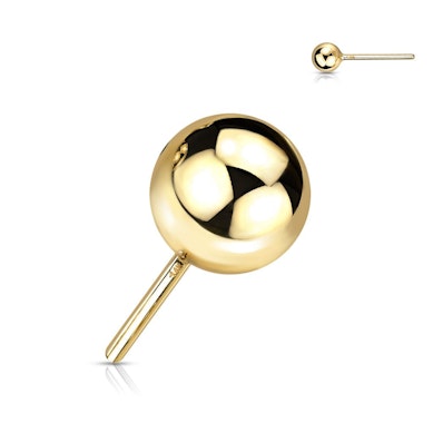 Push-in topy z 14kt zlata v různých designech