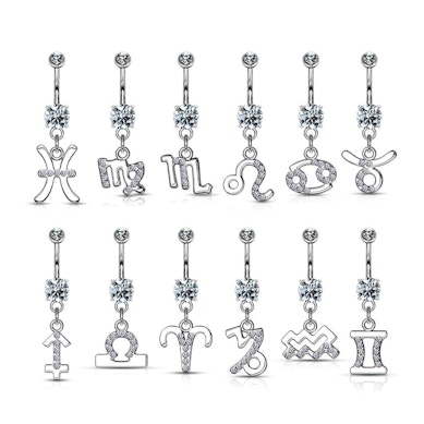 Piercing do pupíku - znamení zvěrokruhu