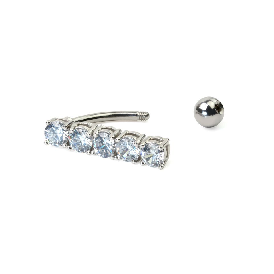 Piercing do pupíku s pohyblivou částí