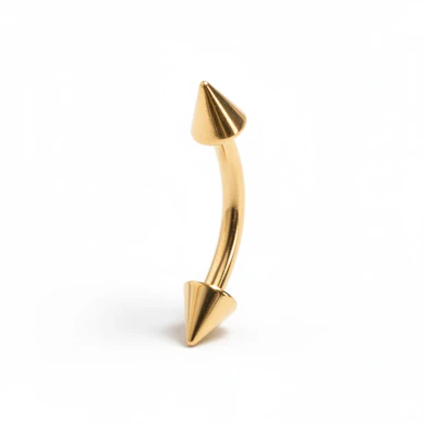 Pozlacený banánek s hroty