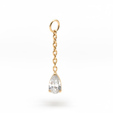 Přívěsek s kamínkem ve tvaru slzy