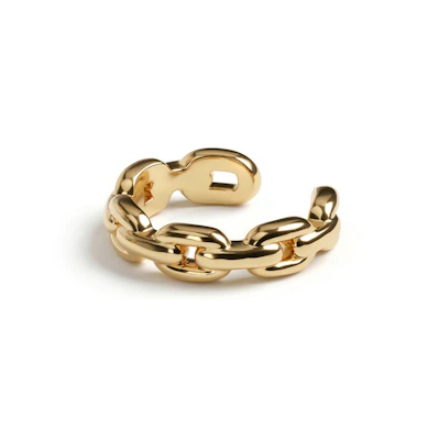 Ear cuff náušnice s designem řetězu