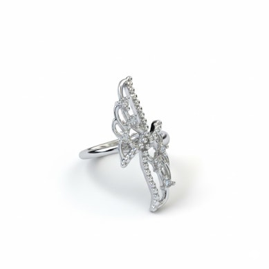 Ušní klips s křídly z chirurgické oceli