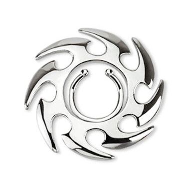 Falešný piercing do bradavky Tribal