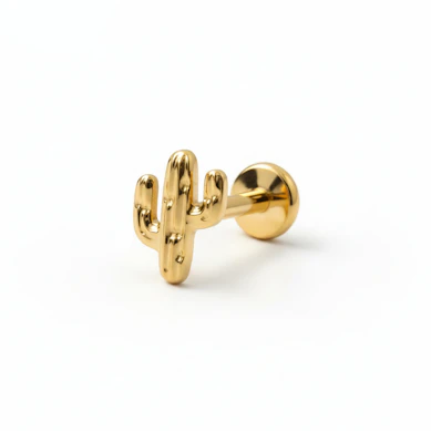 Titanová labreta s kaktusem