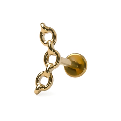 Titanová labreta ve tvaru řetězu