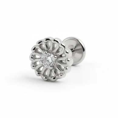 Jemná titanová květinová labreta