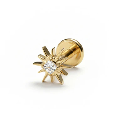 Titanová labreta se sluníčkem