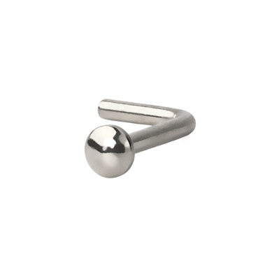 Piercing do nosu zahnutý do &quot;L&quot; - různé druhy