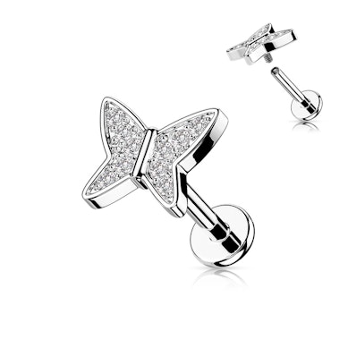 Labreta s motýlem a vnitřním závitem