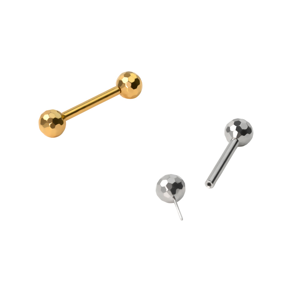 Titanová push-in činka s discokoulí