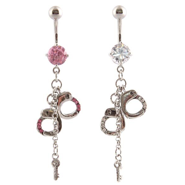 Piercing do pupíku s želízky