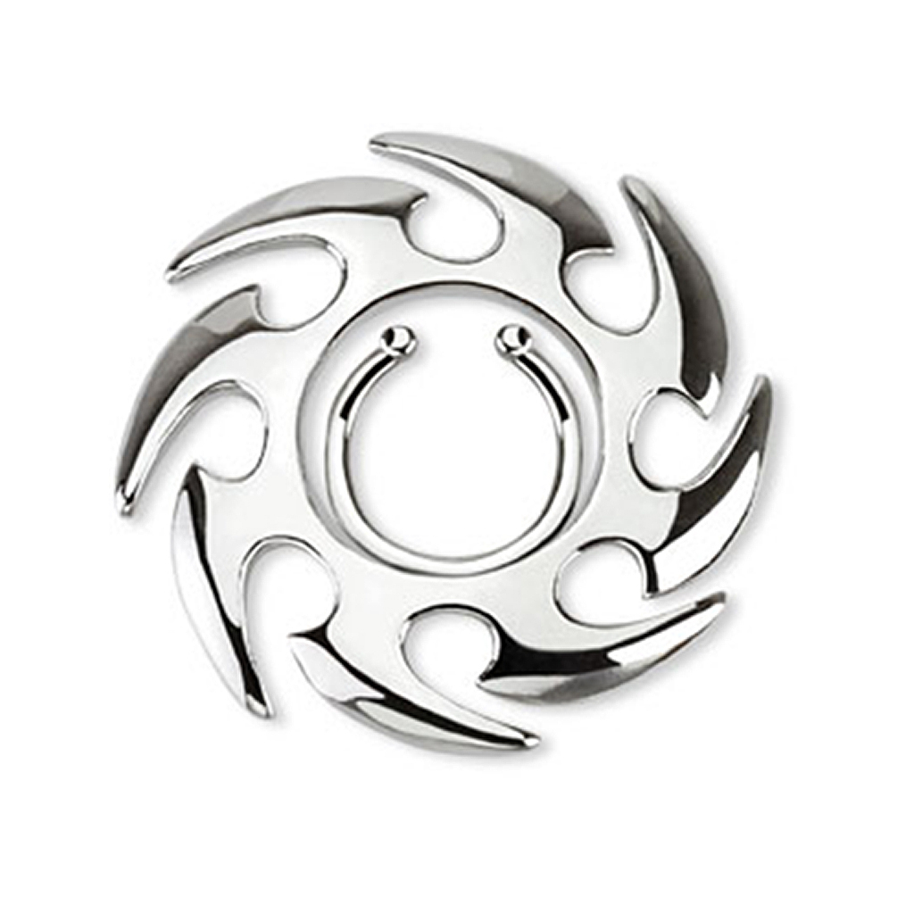 Falešný piercing do bradavky Tribal