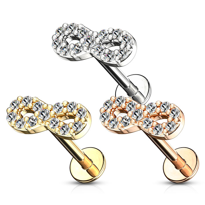 Labreta se symbolem nekonečna a vnitřním závitem