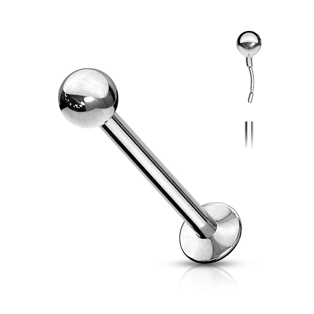 Push-in labreta z chirurgické oceli
