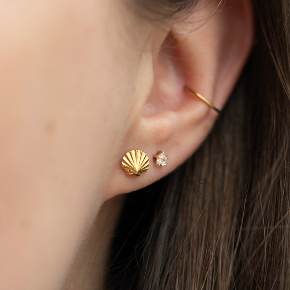 Titanová labreta s mušlí