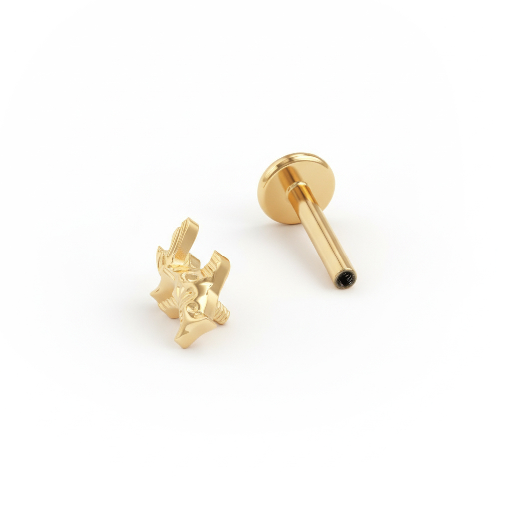 Titanová labreta s koi kaprem