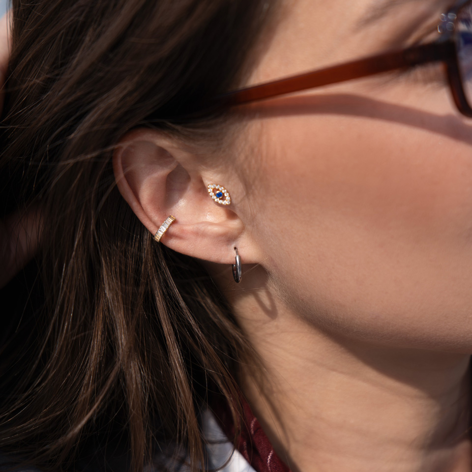 Labreta s designem Evil Eye