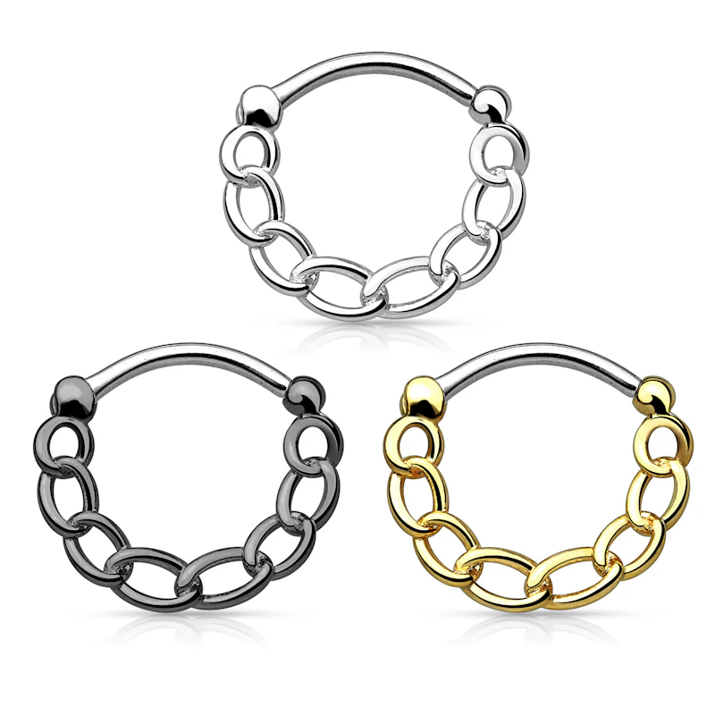 Septum piercing - řetěz