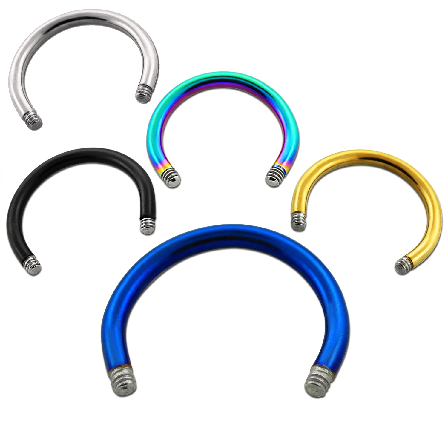 Náhradní podkova v různých velikostech