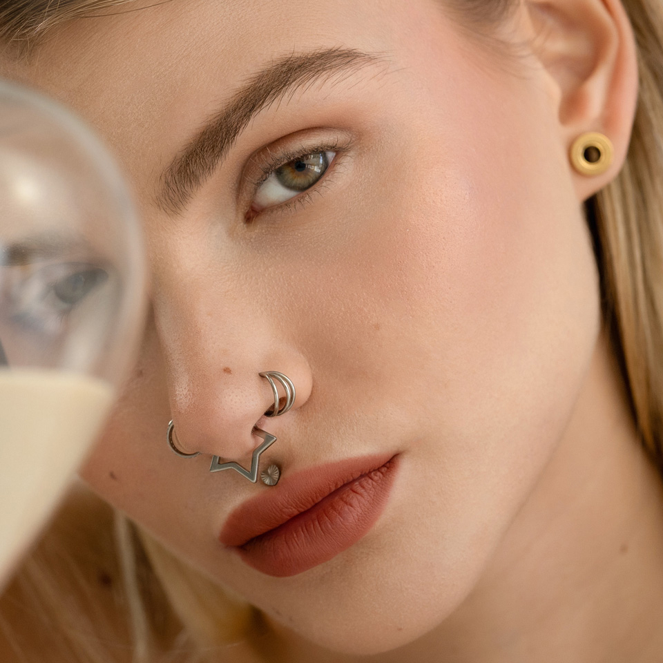 Titanový clicker ve tvaru hvězdy