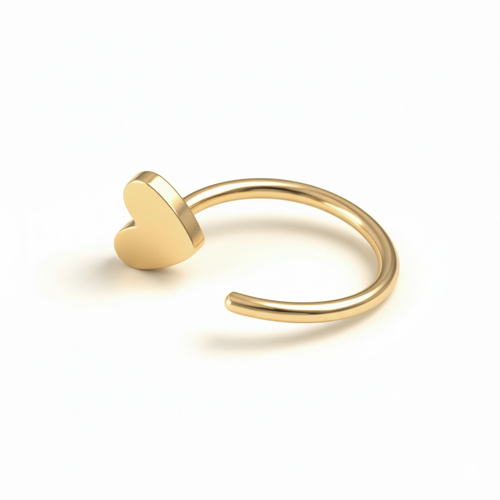 Otevřený kroužek se srdíčkem