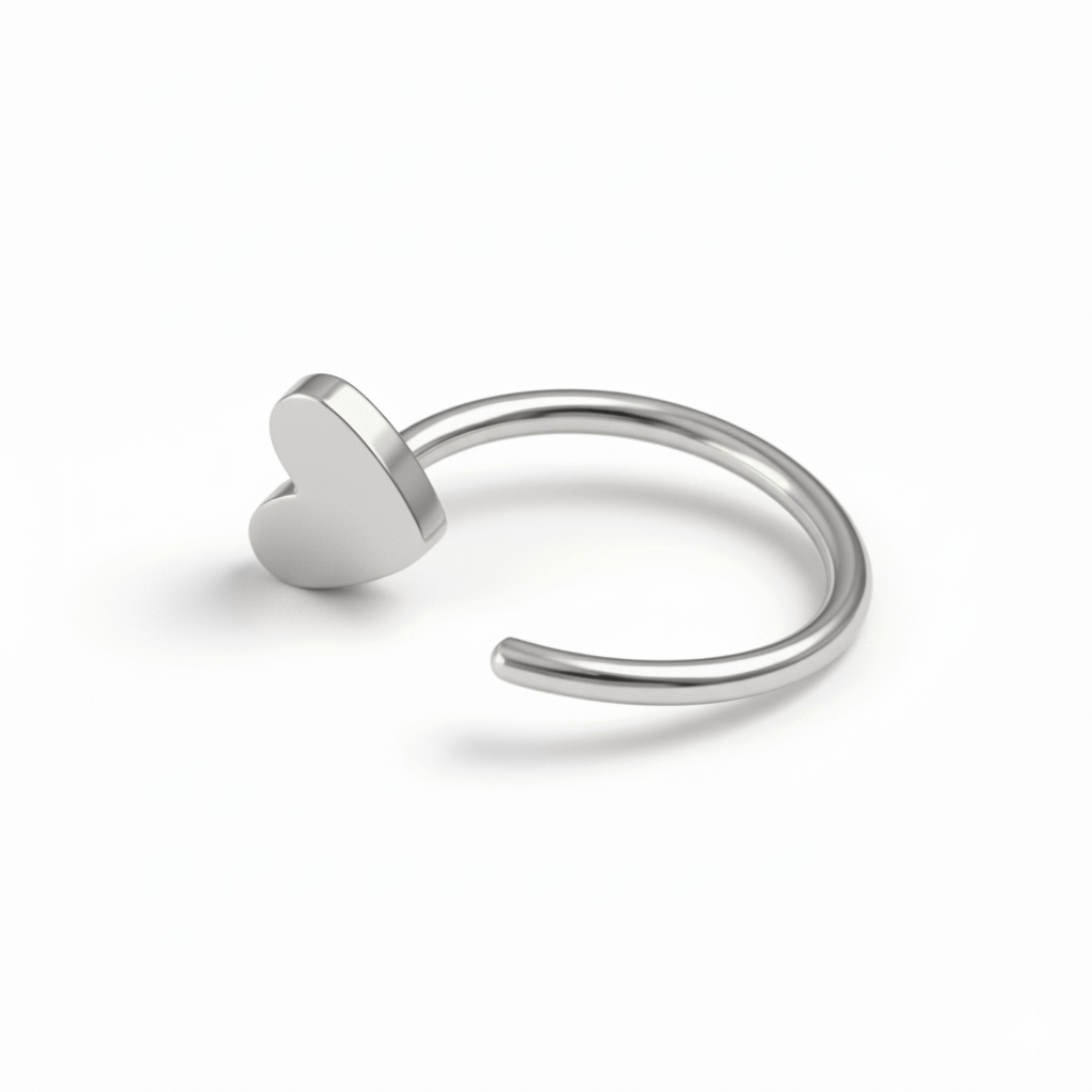 Otevřený kroužek se srdíčkem