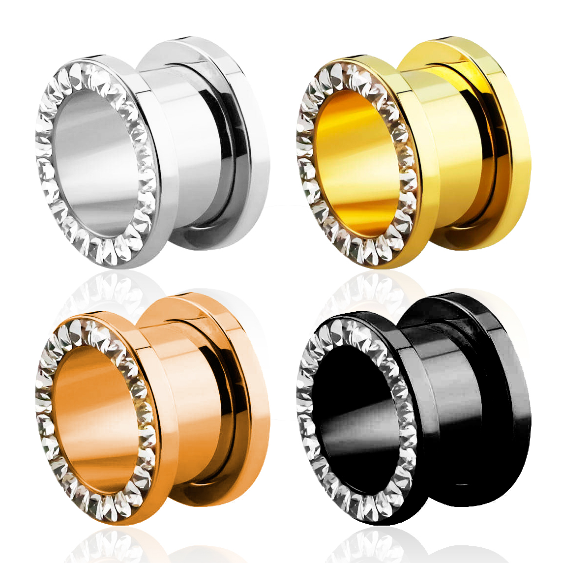 Tunel s kamínky po obvodu a závitem